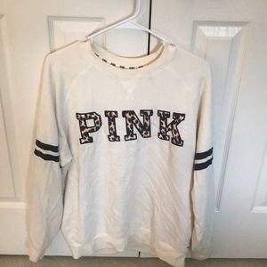 VS pink sweatshirt